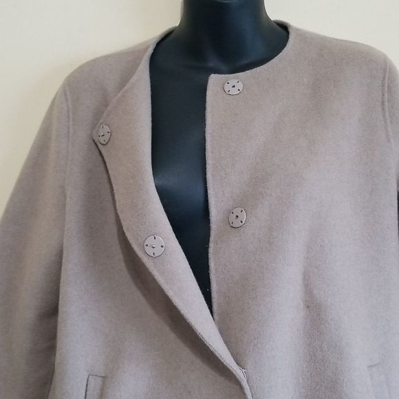 Zara Tan Coat Sz Medium - Picture 8 of 13